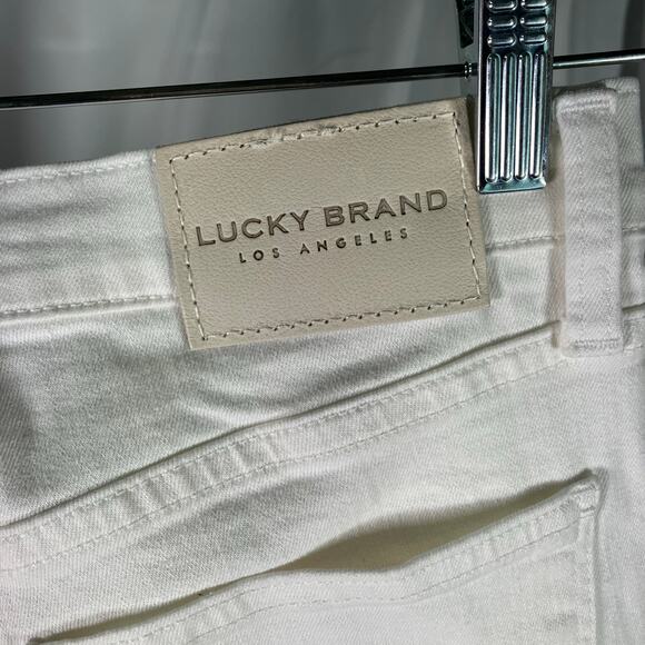 Lucky Brand Women's Straight Leg Jeans - Cream - Picture 11 of 14